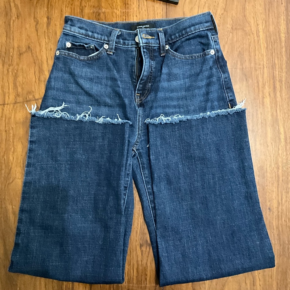 Banana Republic Dark Blue Flare Jeans